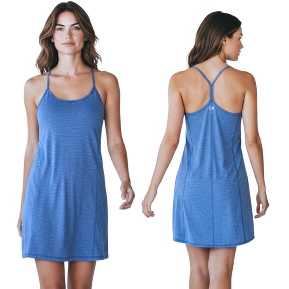 CALVIN KLEIN PERFORMANCE Dress Size M Athletic Athleisure Blue Outdoors - Picture 1 of 13